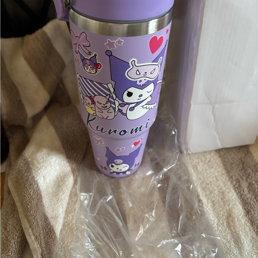 Kuromi Purple Stainless Steel Tumbler